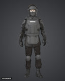 Man Hunter colour render front - reference image, painted figure not included