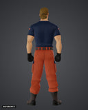 Raymond Cain colour render rear - reference image, painted figure not included