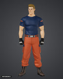 Raymond Cain colour render front - reference image, painted figure not included