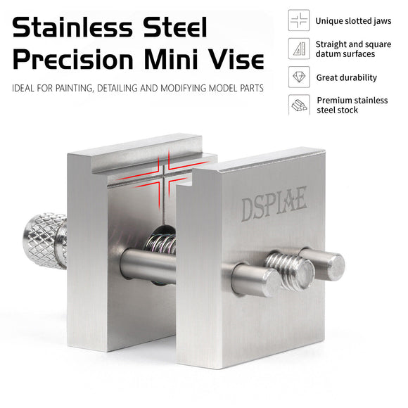 Dspiae >DSPIAE AT-MV Stainless Steel Precision Mini Vise DIY Model Tools