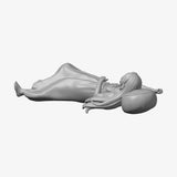 Sleeping Frieren STL - side view