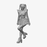 HK Girl 02 (可樂) STL - front view