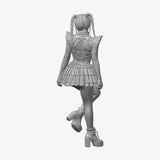 HK Girl 02 (可樂) STL - back view