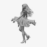 HK Girl 03 (冰兒) STL - side view