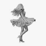 HK Girl 03 (冰兒) STL - back view