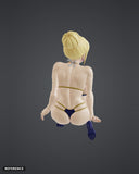 Cecilia Irene Bikini colour render rear - reference image, painted figure not included
