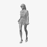 Gigi Andalucia - Grey Suit STL - side view
