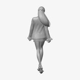 Gigi Andalucia - Grey Suit STL - back view