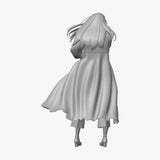 Gigi Andalucia - Coat 01 STL - back view