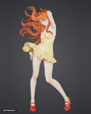 Asuka colour render front - reference image, painted figure not included