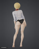 Crowley Hamon Sexy colour render rear - reference image, painted figure not included