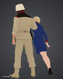 Cynthia Arrested 01 colour render rear - reference image, painted figure not included