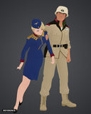 Cynthia Arrested 01 colour render front - reference image, painted figure not included