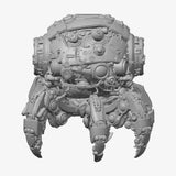 Spider-like Combat Drone STL - front view