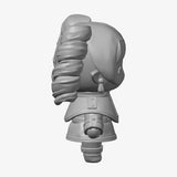 Frieren Curly Hair Chibi STL - side view