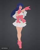 Lynn Minmay 01 colour render front - reference image, painted figure not included