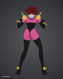 Rain Mikamura colour render rear - reference image, painted figure not included