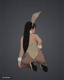 Umi Shinonome 4 colour render rear - reference image, painted figure not included