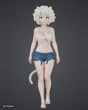 Yani Neko 01 colour render front - reference image, painted figure not included