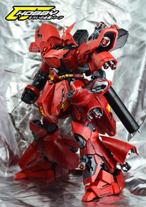 CJ - MG Sazabi Metal Parts (Red Nozzle)