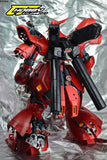 CJ - MG Sazabi Metal Parts (Red Nozzle)