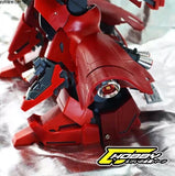 CJ - MG Sazabi Metal Parts (Red Nozzle)