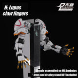 DL Model > Full Action Hands with claw fingers 1/100 Scale