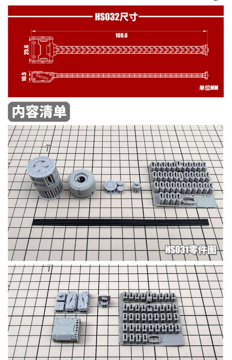 MODEL TOOL > Details Upgrade Accessories HS031,032 – Samueldecal & DL ...
