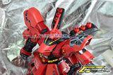 CJ - MG Sazabi Metal Parts (Red Nozzle)