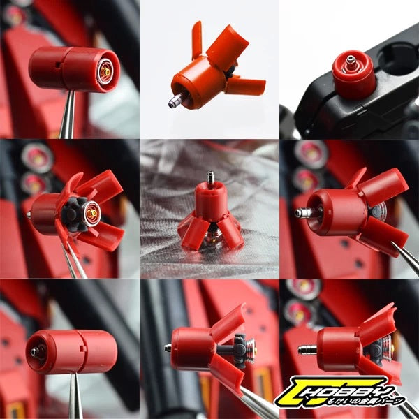 CJ - MG Sazabi Metal Parts (Gold Nozzle) – Samueldecal & DL model shop
